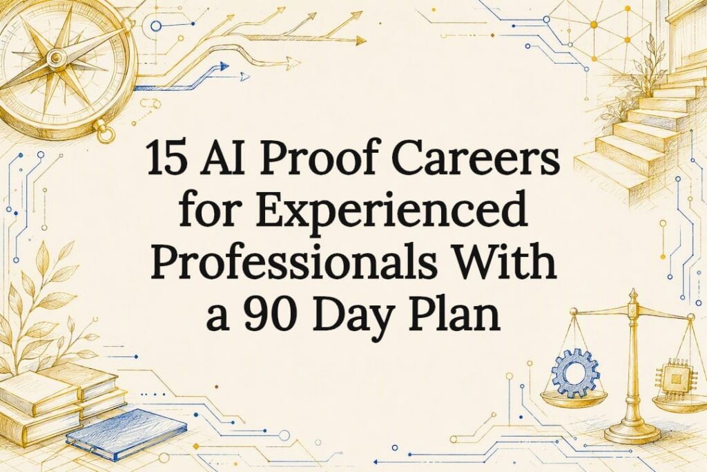 Decorative AI resilient careers title card