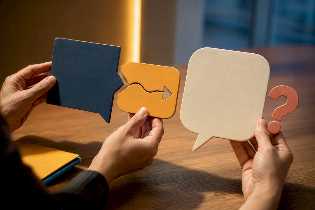 Illustration of reframing criticism as curiosity