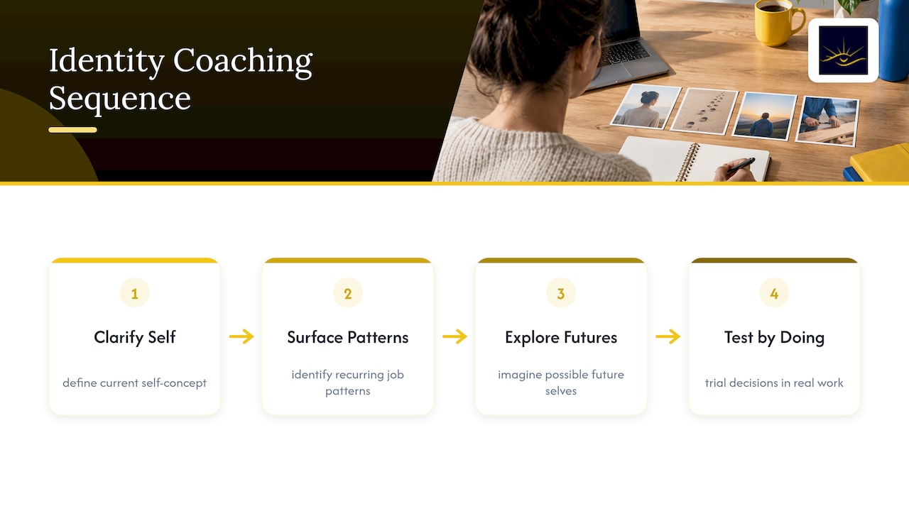 Four stages of identity coaching